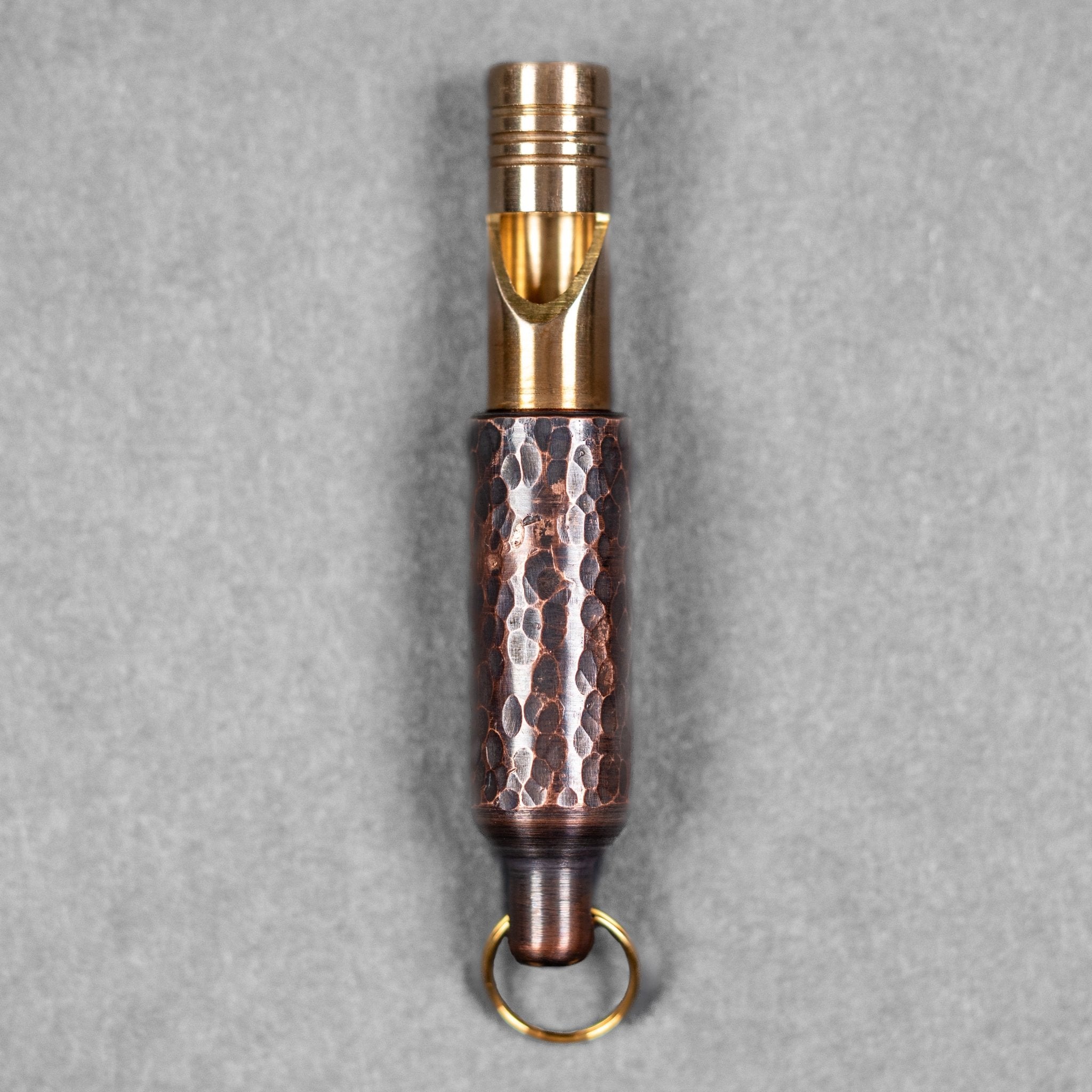 Fiddle Foundry Whistle - Hammered Copper & Brass (Custom) – URBAN EDC®
