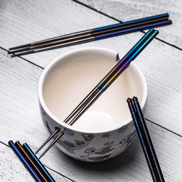 Foltsum 2-Piece Titanium Chopstick Set