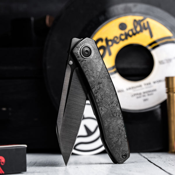 Drop Date (06/24): URBAN Chimarra - Belt Satin DLC Magnacut & Black Crystal Titanium w/ Zirc Pivot Collar & Clip