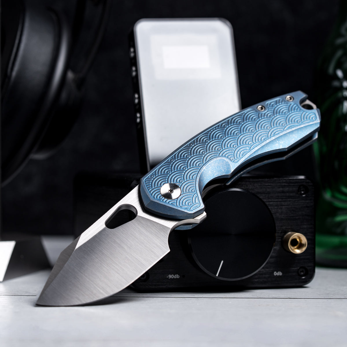 Drop Date (11/04): URBAN Becerro - Satin Vanax & Deep Blue Titanium w/ Seigaiha