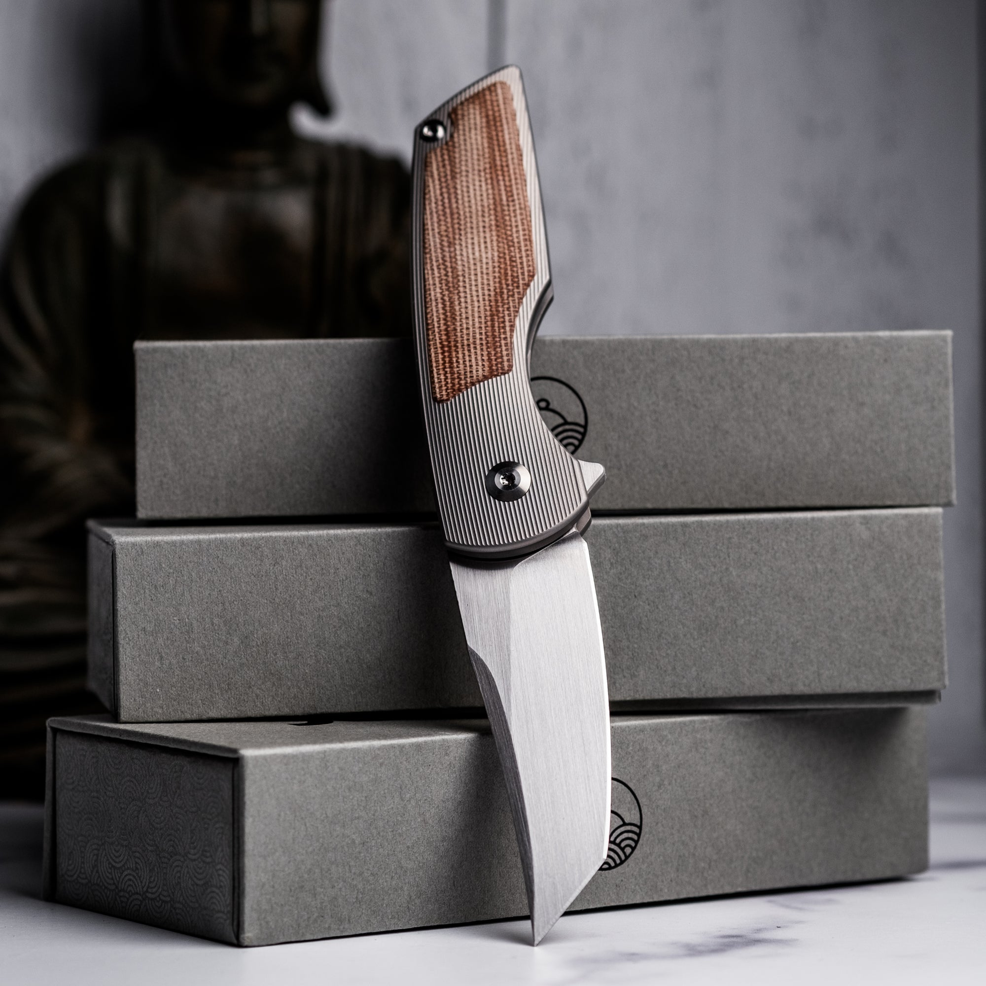 Urban EDC Delta - Brown Micarta & Hand-Rubbed Finish (Limited Run)