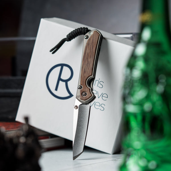 Drop Date (07/01): Chris Reeve Small Sebenza 31 - Tanto Magnacut & Glass Blasted Titanium w/ Natural Canvas Micarta Inlay