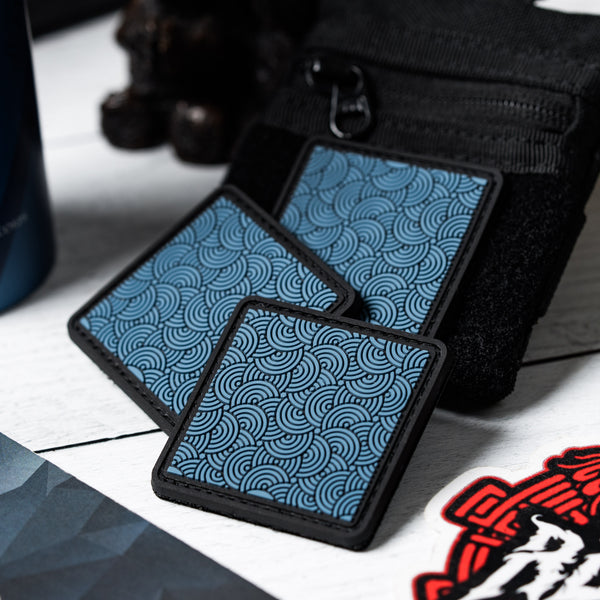 Drop Date (10/07): Chaos Seigaiha™ Stormy Blue RE Patch - 2x2