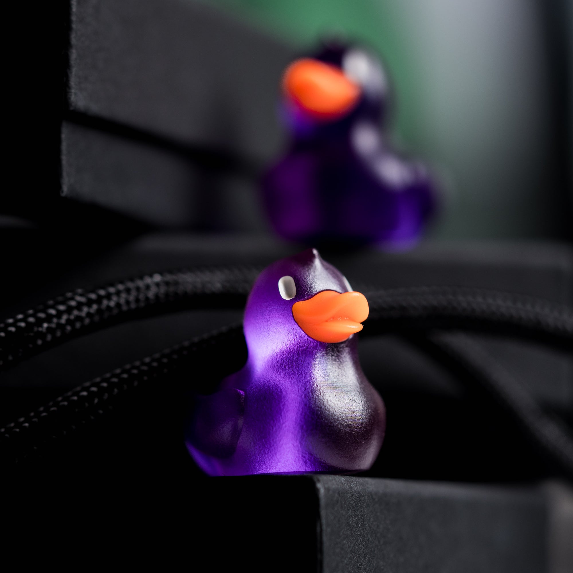 Drop Date (04/29): Lucky Duck Lanyard Bead - Royal Purple