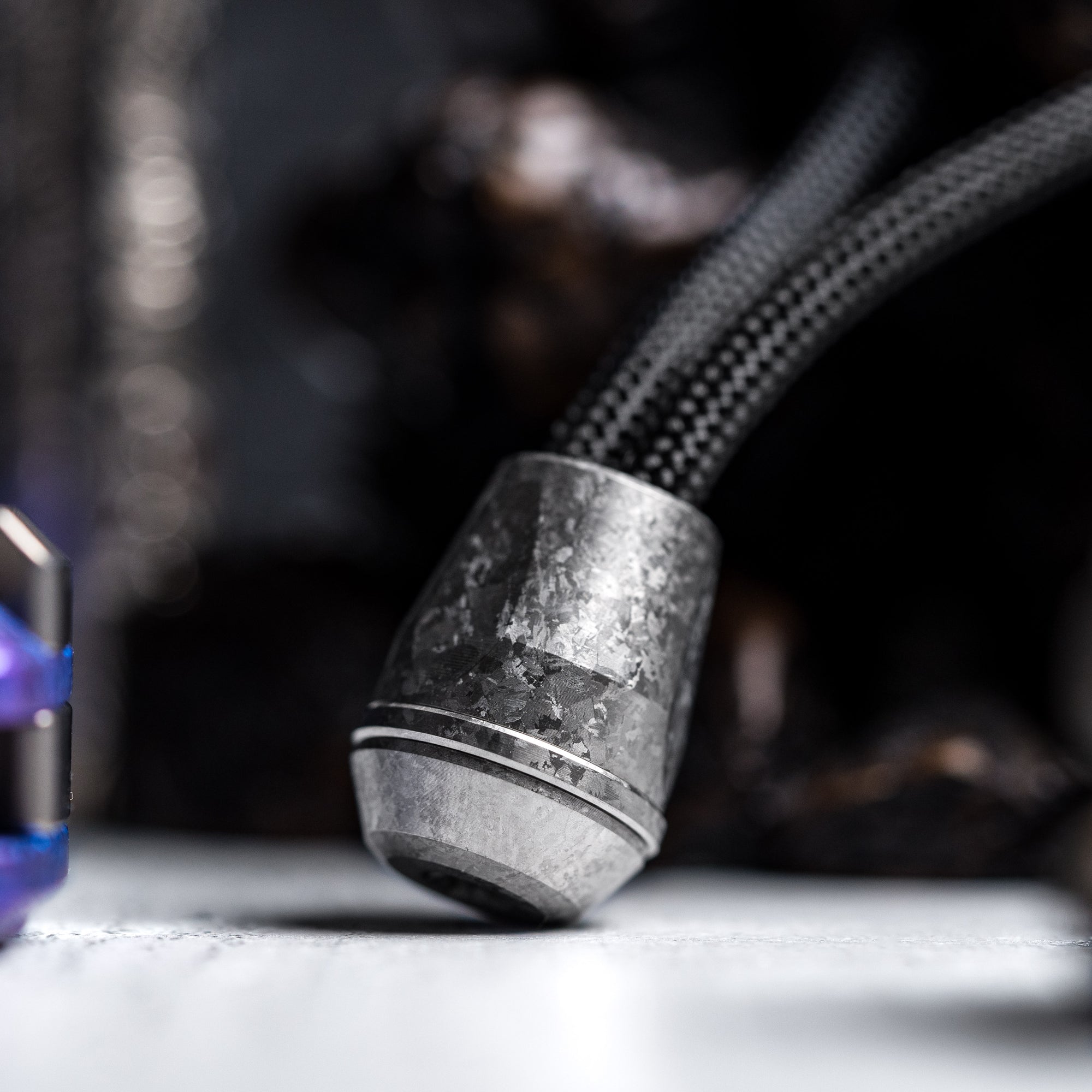 Drop Date (08/12): URBAN VK-IMON Lanyard Bead - Crystal Titanium w/ Crystal Titanium Disc