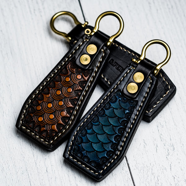 Imperial Leather Keychain Sap - Seigaiha (Exclusive)