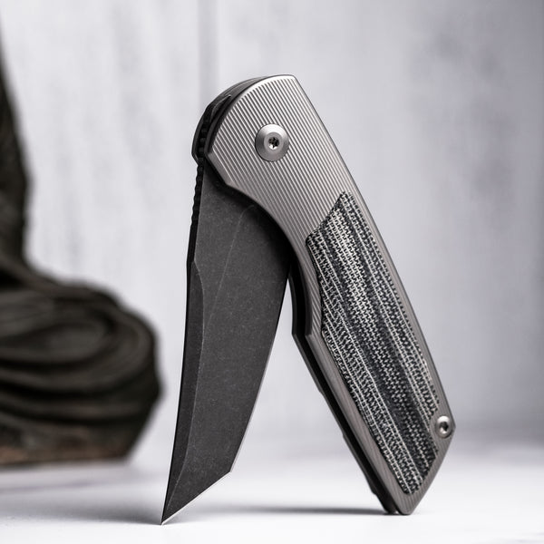 Urban EDC Delta - Black Micarta & Acid-Etched Finish (Limited Run)