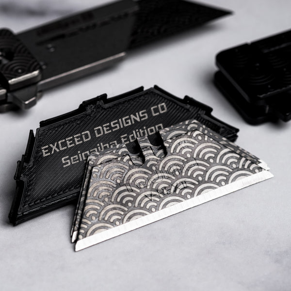 Exceed Designs x Urban EDC Seigaiha Utility Blades (Exclusive)