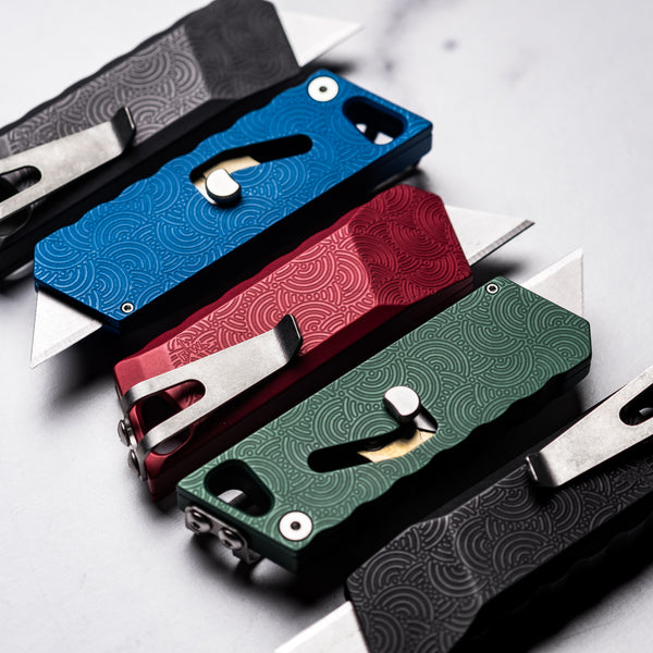 FocusWorks Bob the Boxcutter - Chaos Seigaiha Aluminum