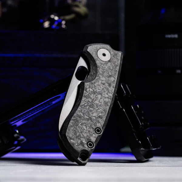 Drop Date (08/26): URBAN Jib - Belt Satin DLC Vanax & Marbled Carbon Fiber Linerlock