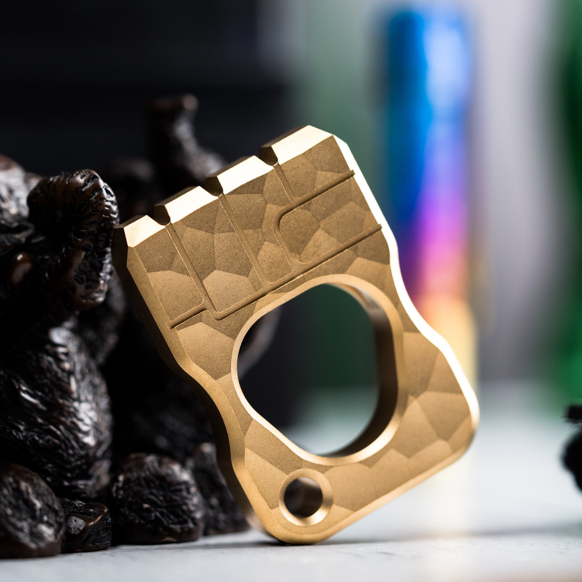 Drop Date (05/27): URBAN Fist Bump Bottle Opener - Stonewashed Brass w/ Hammered Texture