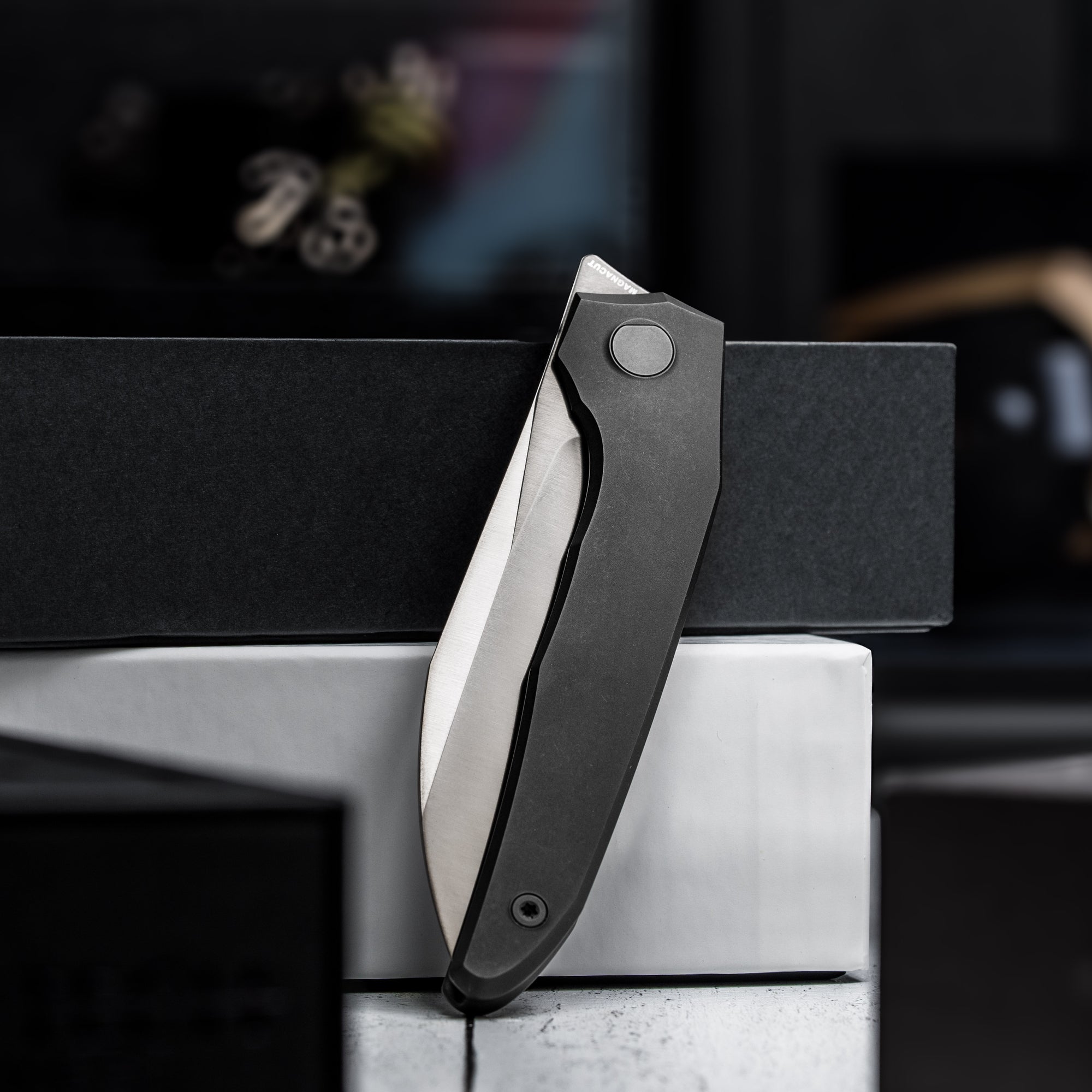 Drop Date (03/18): URBAN Nitroglide - Polished DLC Magnacut w/ Blackwashed Titanium