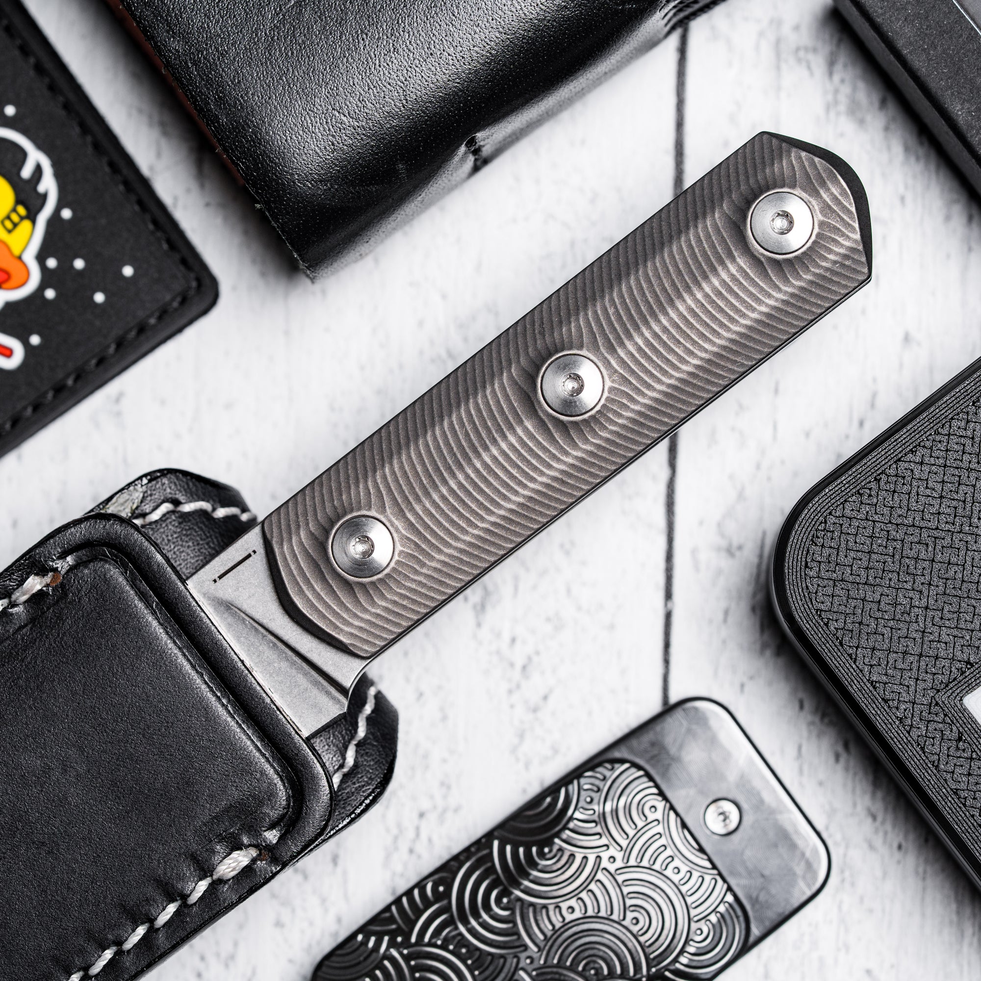 Drop Date (04/29): StraightLine Erny Fixie - Stonewashed M390 & Stonewashed Titanium