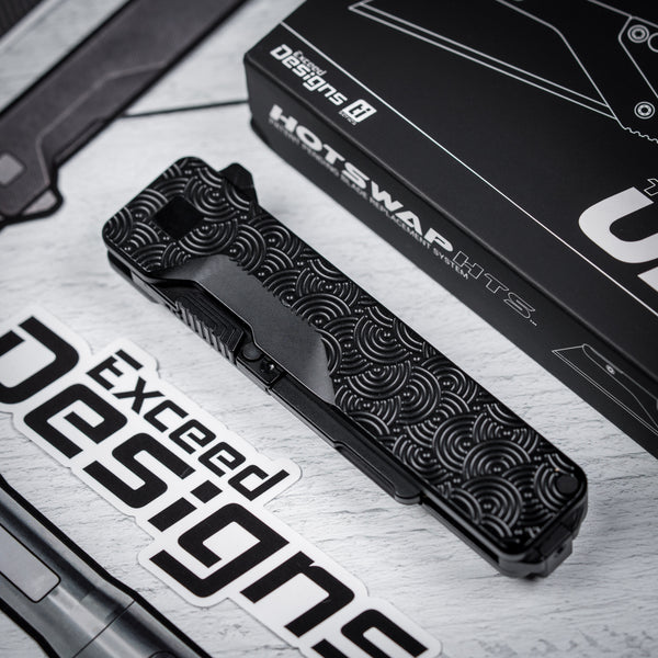 Drop Date (10/07): Exceed Designs x URBAN TiRant Ultra & Black Ti Chaos Seigaiha™ w/ Skiff Bearings