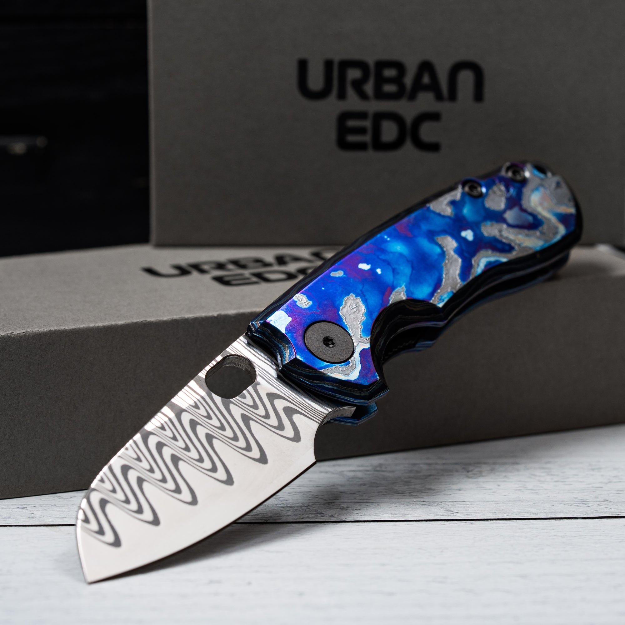 Drop Date (08/21): URBAN Jib - Odin's Eye Damacore & ZircuTi Linerlock (Yamato Exclusive)