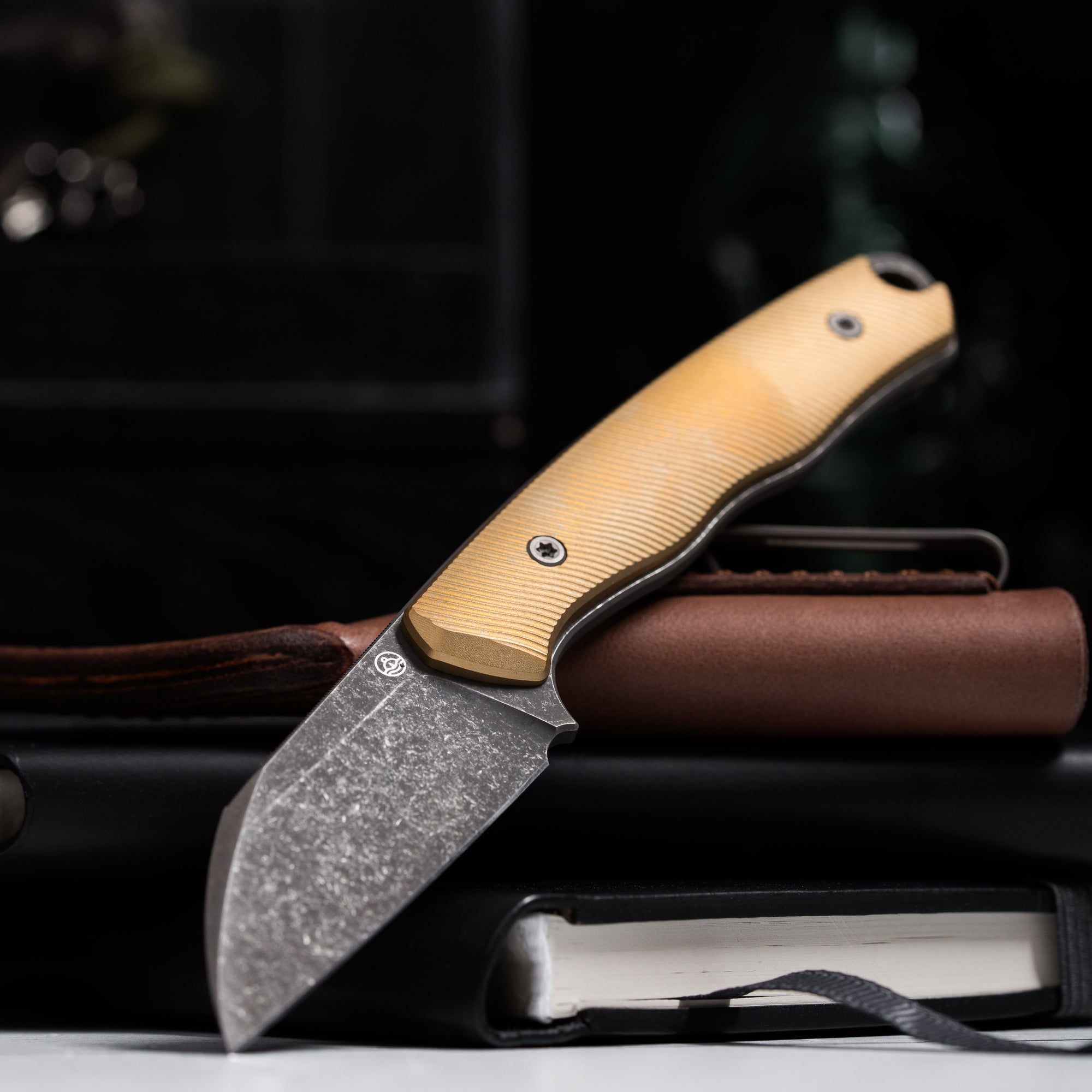 Drop Date (08/26): URBAN Lagarto - Acid-Etched Magnacut & Bead Blasted Brass w/ Micro Milling