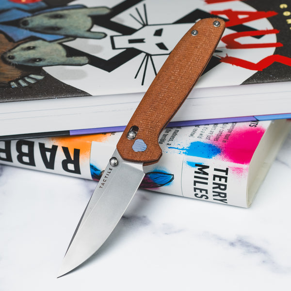 Tactile Knife Co. Maverick - Butterscotch Micarta (Exclusive)