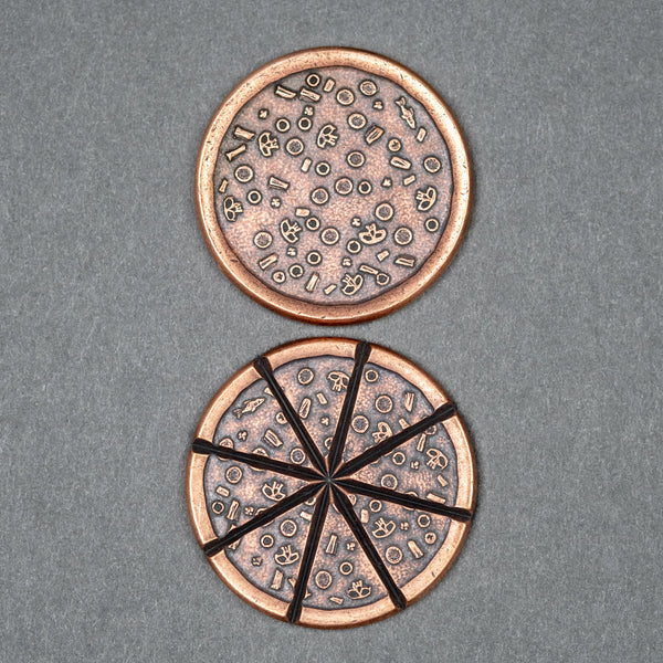 Shire Post Mint Supreme Pizza Coin - Copper