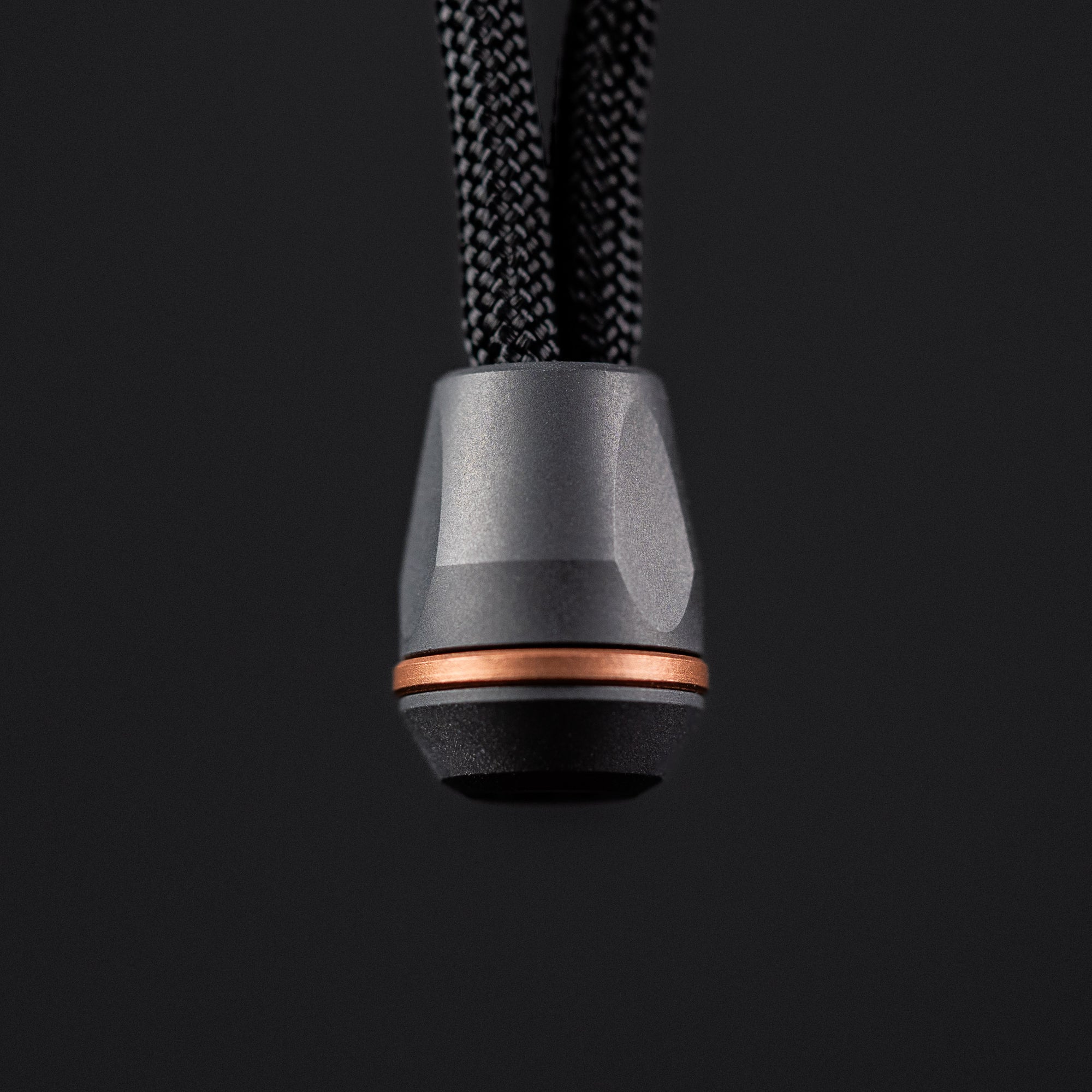 Drop Date (08/05): URBAN VK-IMON Lanyard Bead - Beadblasted Zirconium w/ Copper Disc
