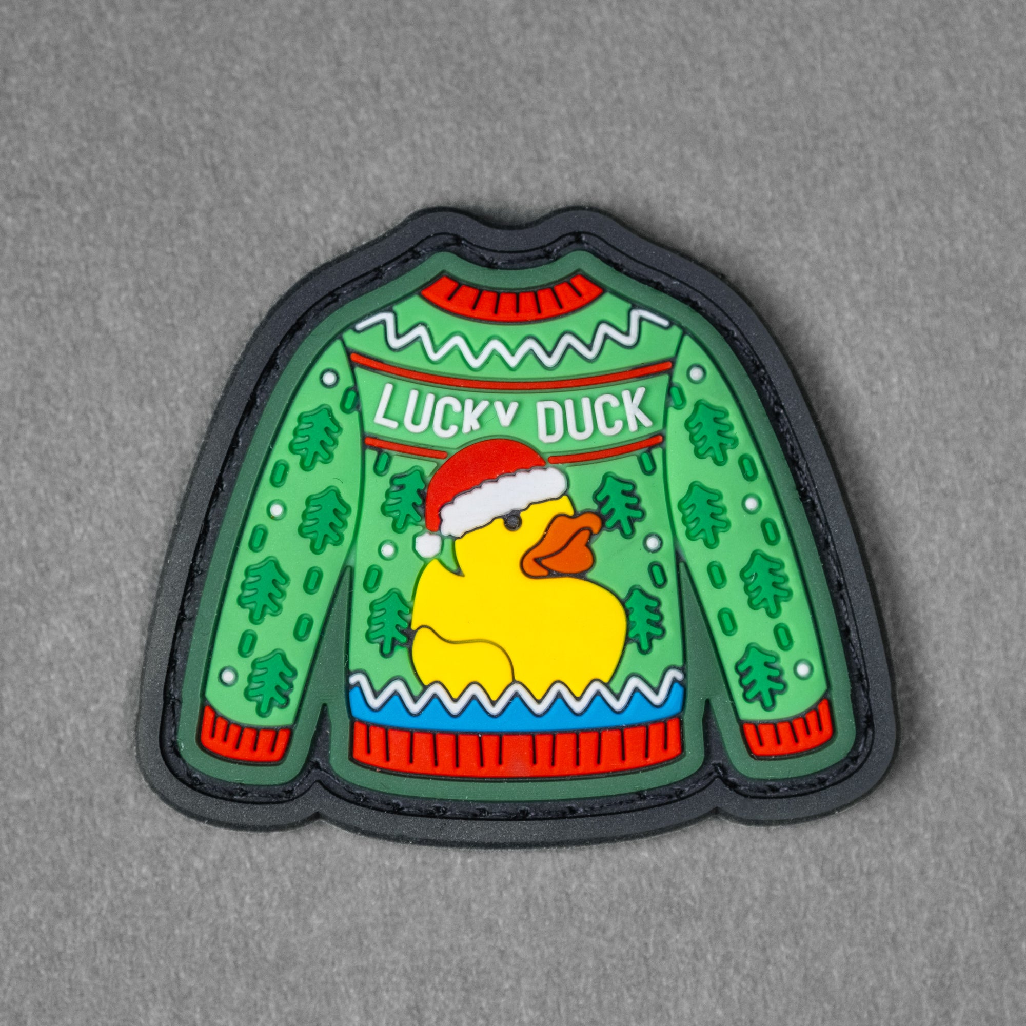 Lucky Duck Ugly Holiday Sweater RE Patch