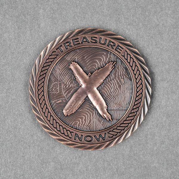 Treasure Now Chapter 1 Coin - Antique Copper-Plated