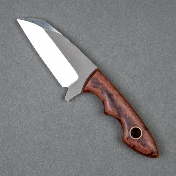 Taylor Made Limekiln Fixed Blade - Vintage Bakelite w/ Vintage Butterscotch Paper Liner (Custom)