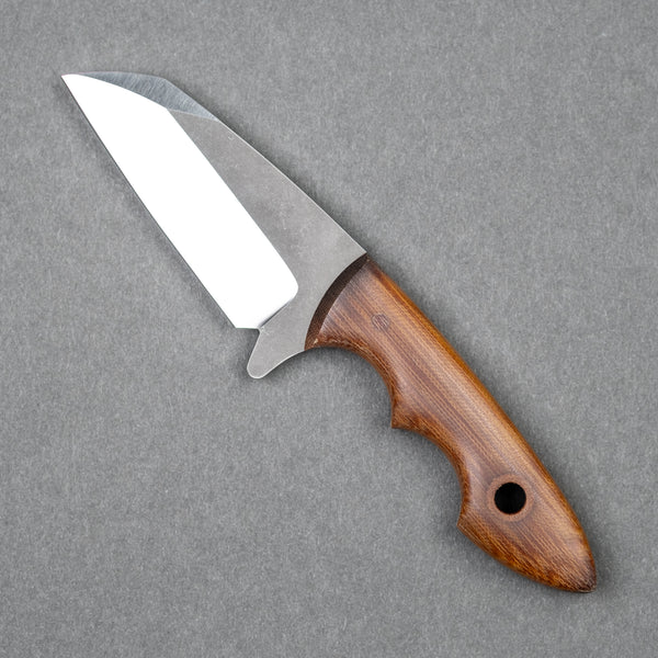 Taylor Made Limekiln Fixed Blade - Vintage Crosscut Pulley Micarta (Custom)