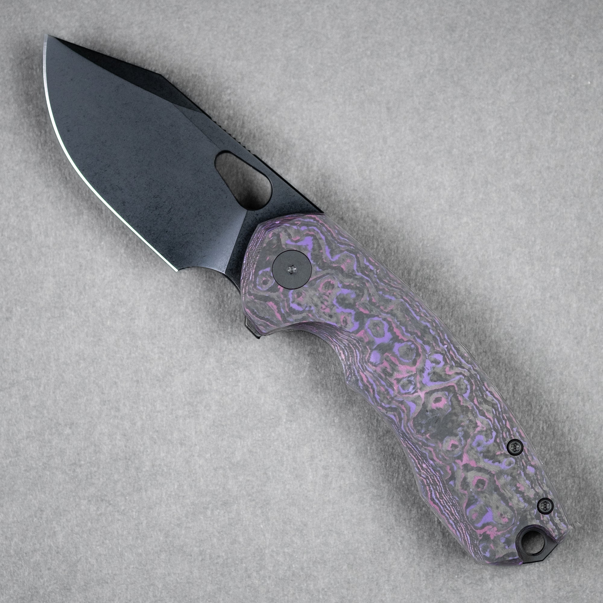 DROPPING FRI 12PM PT: Urban EDC Becerro - Blackwashed Vanax & Fat Carbon Purple Haze (Yamato Exclusive)