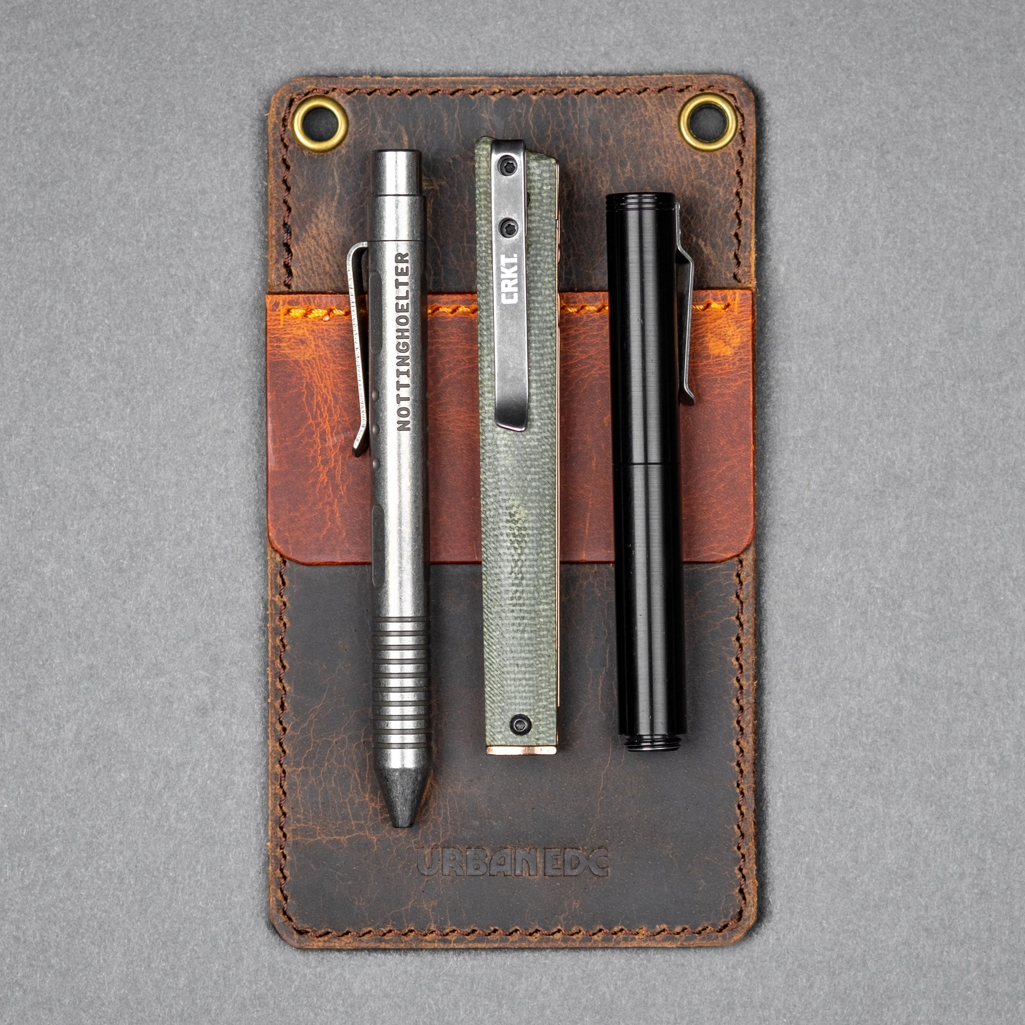 Urban EDC Concord Pocket Protector - Tan & Burnt Orange