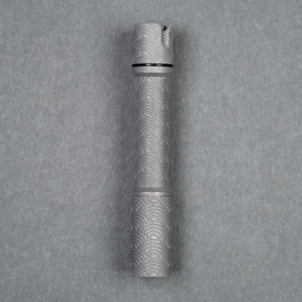 Reylight Pineapple Mini Flashlight - Stonewashed Ti Seigaiha