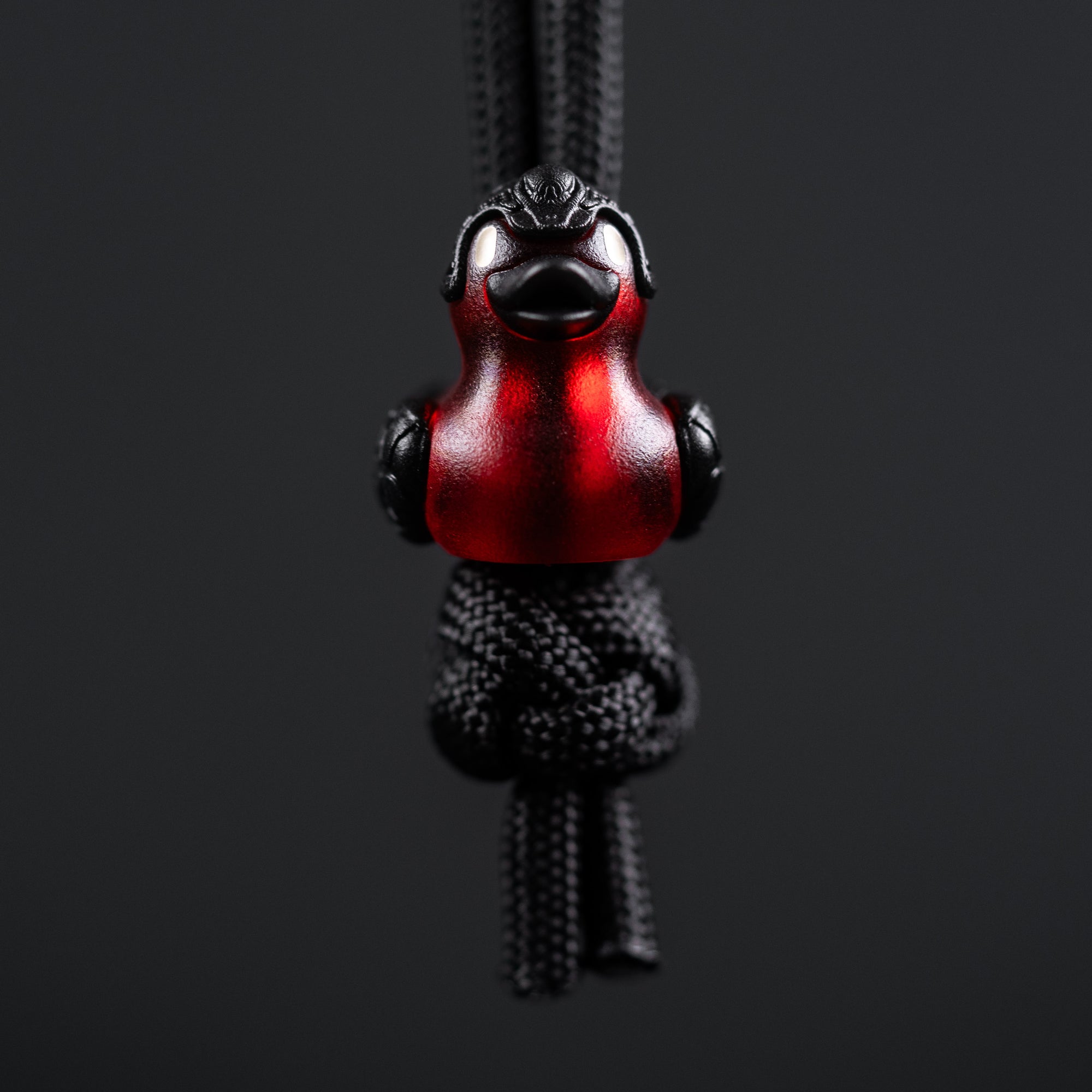Drop Date (08/12): Lucky Duck Lanyard Bead - Electronic Lava (Grid Edition)