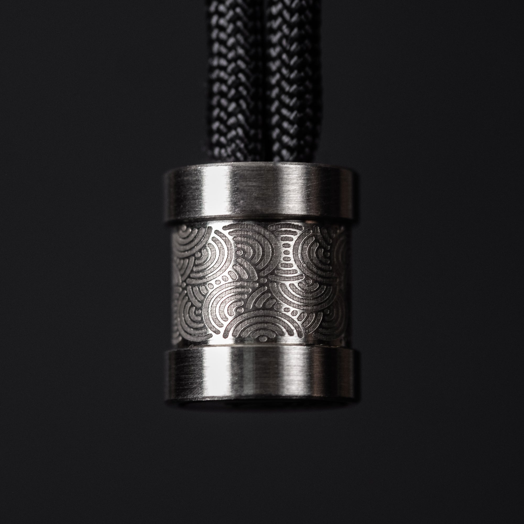 Collins Trace Manufacturing 'The End' Bead - Nickel Silver Polished Chaos Seigaiha (Exclusive)