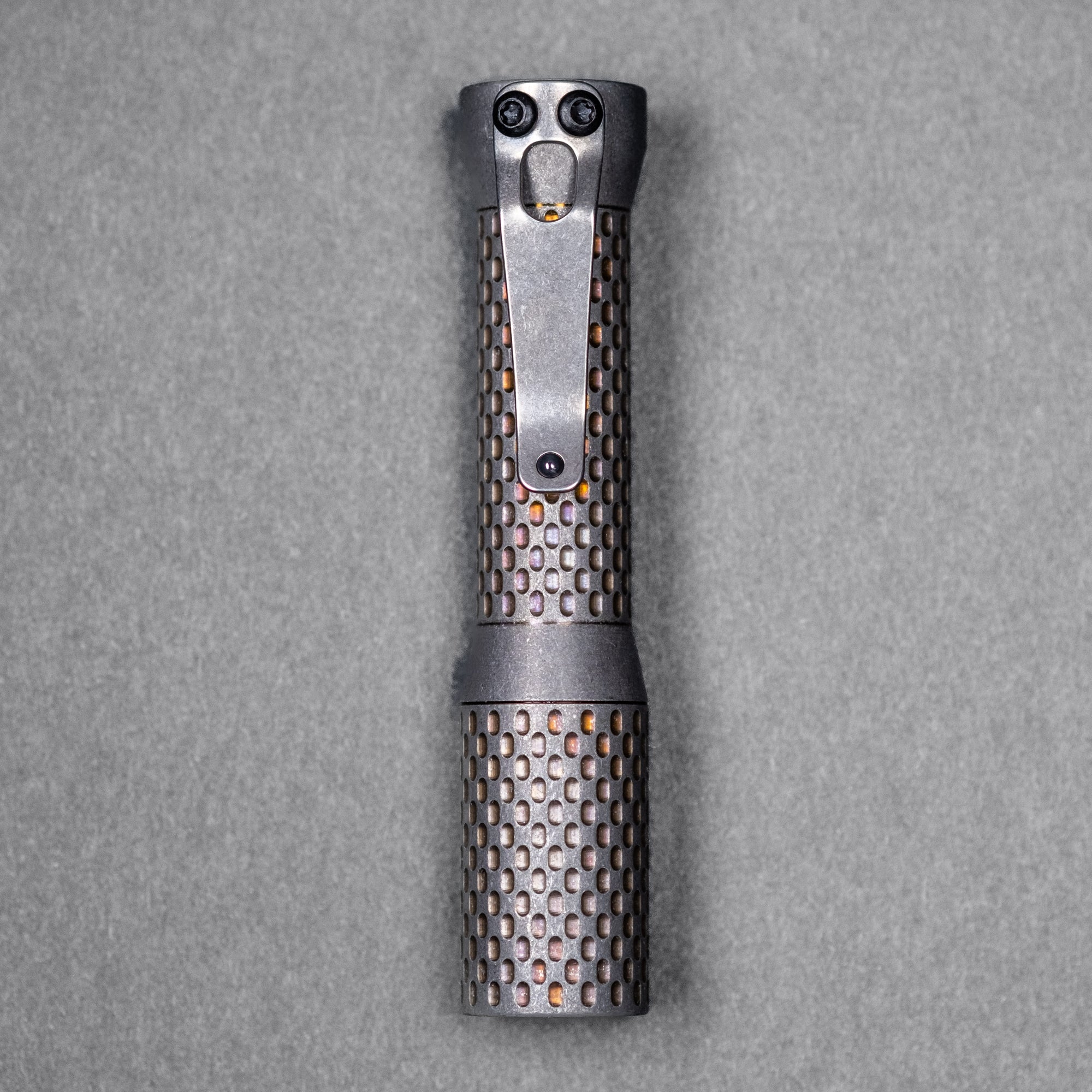 Dawson Machine Craft Divot Slim Flashlight - Dark Bronze Titanium (Custom)