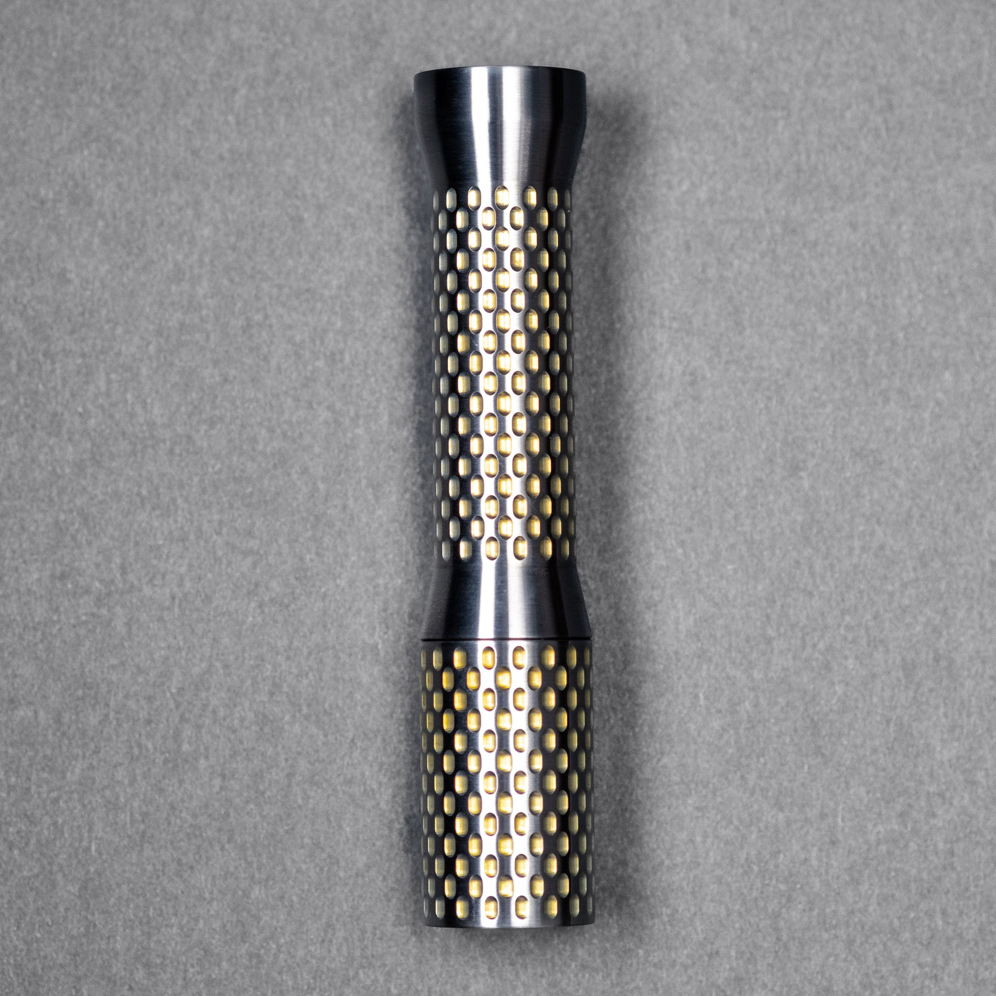 Dawson Machine Craft Divot Slim Flashlight - Gold Titanium (Custom)