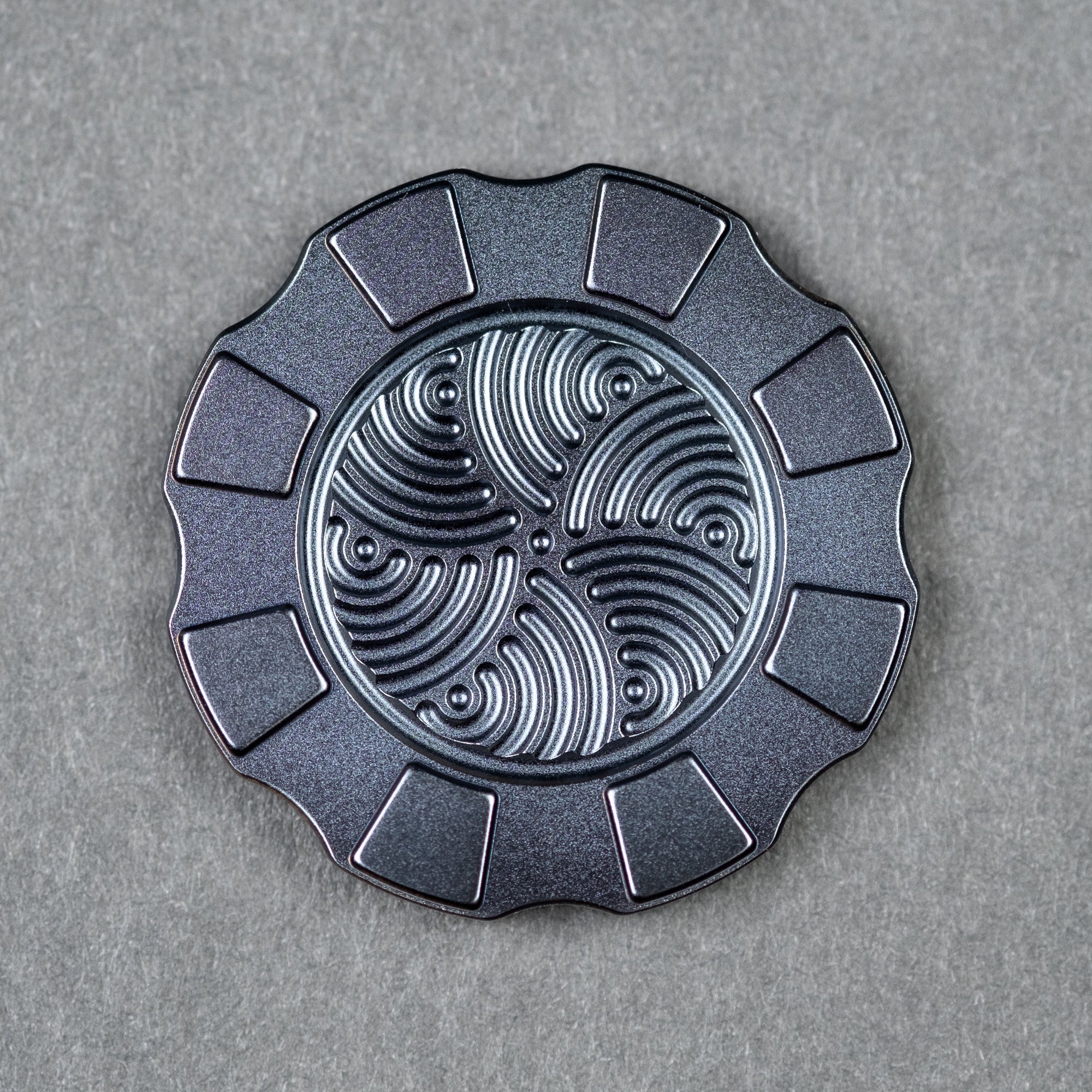 HiTex Gear x Urban EDC Poker Chip - Space Black Oreo Titanium (Yamato Exclusive)