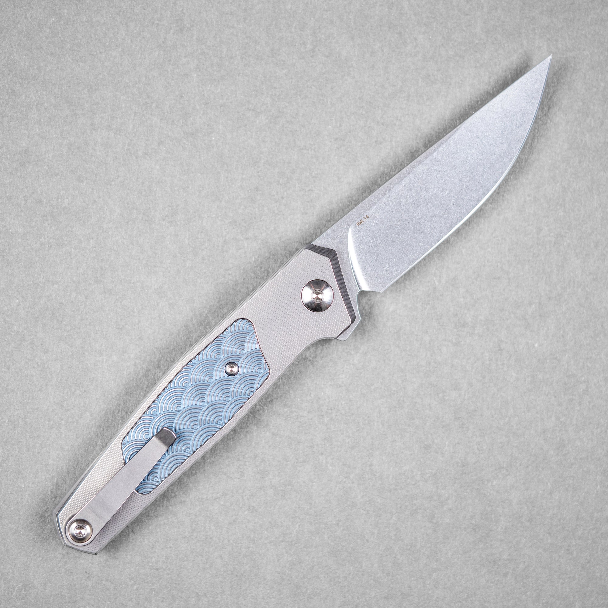 Anso x URBAN TOKO - Distressed Blue Seigaiha