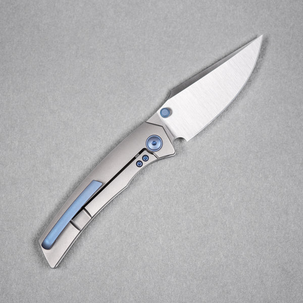 Drop Date (08/12): URBAN Isurus - Satin Vanax & Bead Blast Ti w/ Blurple Ti Hardware