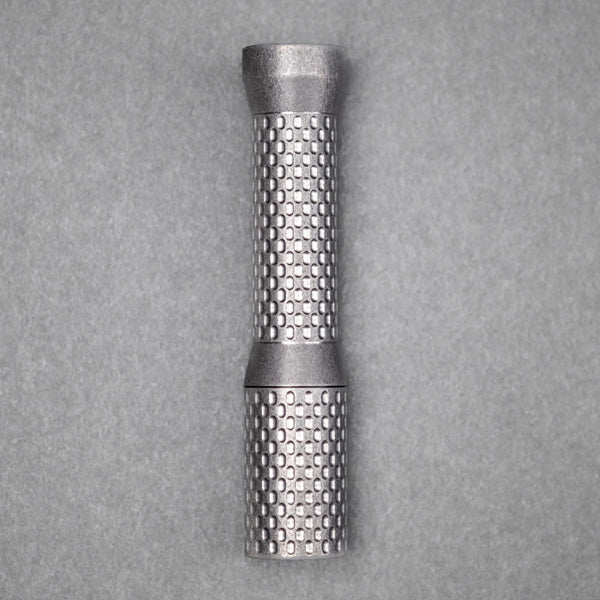 Dawson Machine Craft Divot Slim Flashlight - Stonewashed Titanium (Custom)