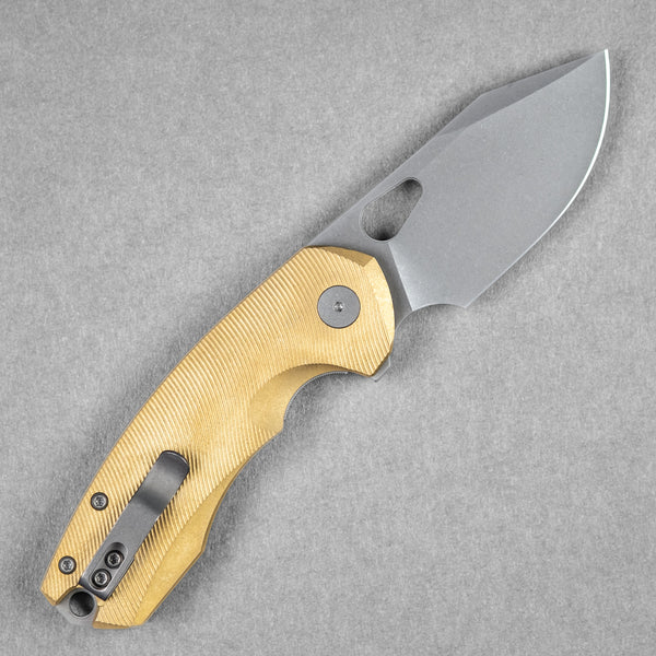 URBAN Becerro - Darkwashed Magnacut & Stonewashed Brass w/ Micro Milling