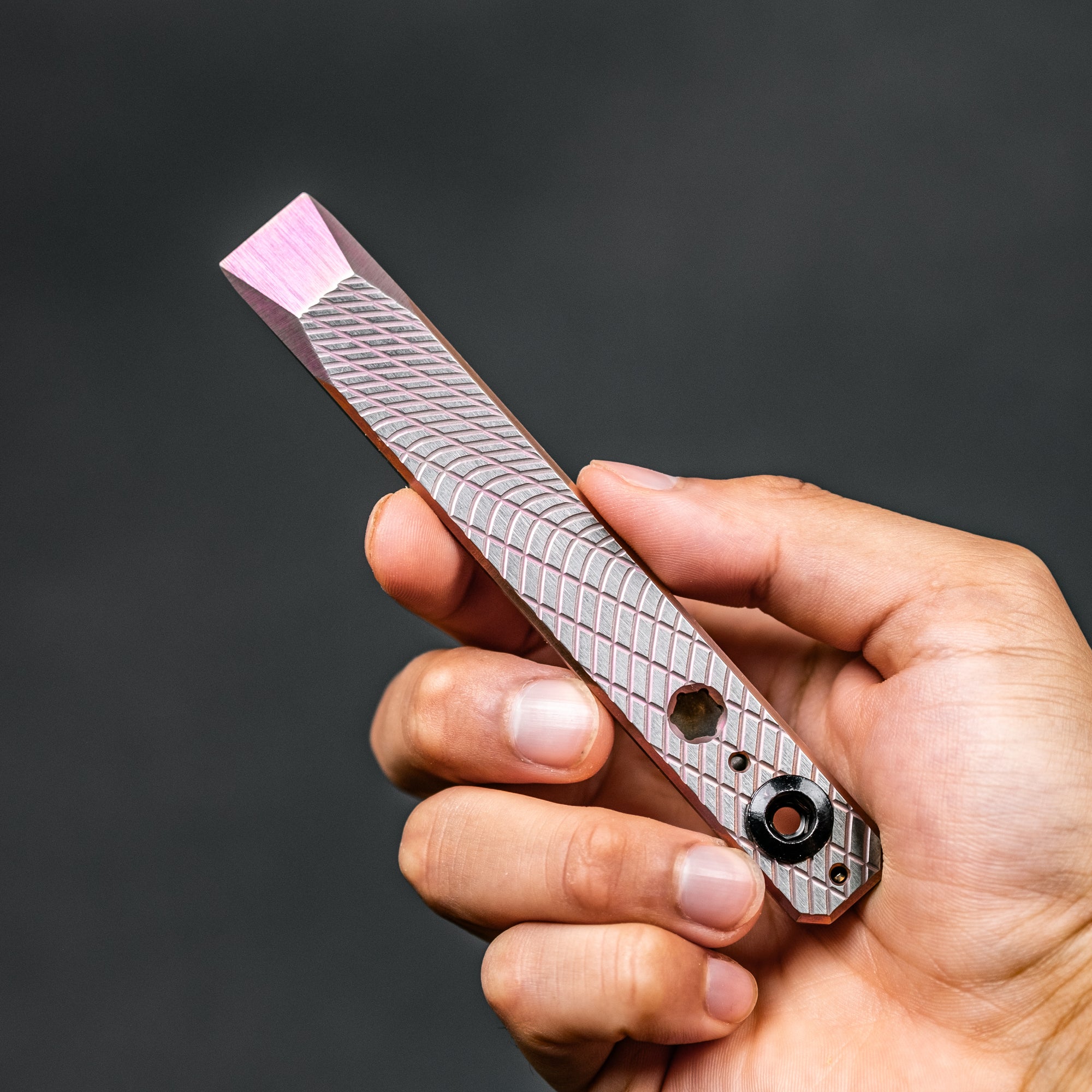 Zach Wood Tools "Slender Bar" Pry - Warp Titanium (Custom)