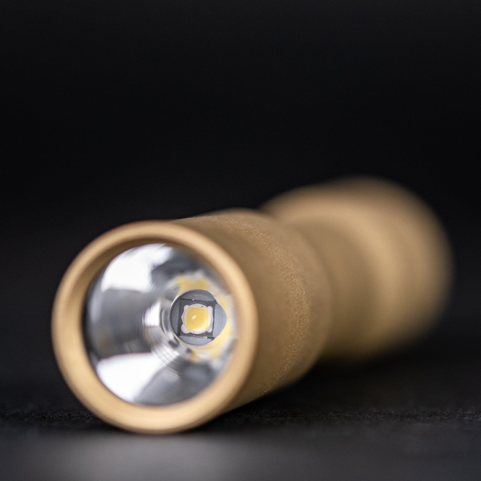 CWF Mini Arc Flashlight - Stonewashed Brass (Custom)