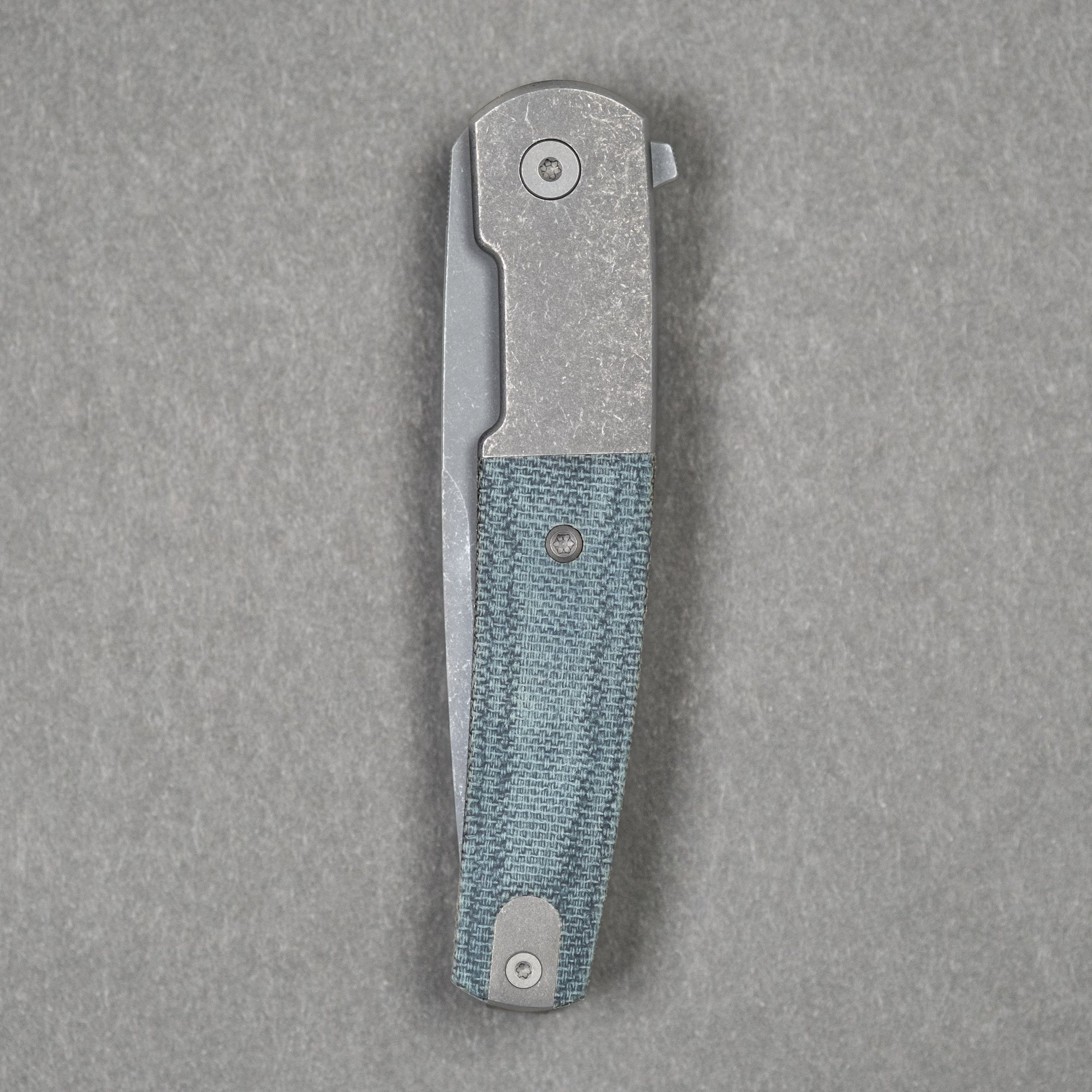 Pre-Order: Urban EDC Finback - Blue Denim Micarta w/ Darkwashed Magnacut