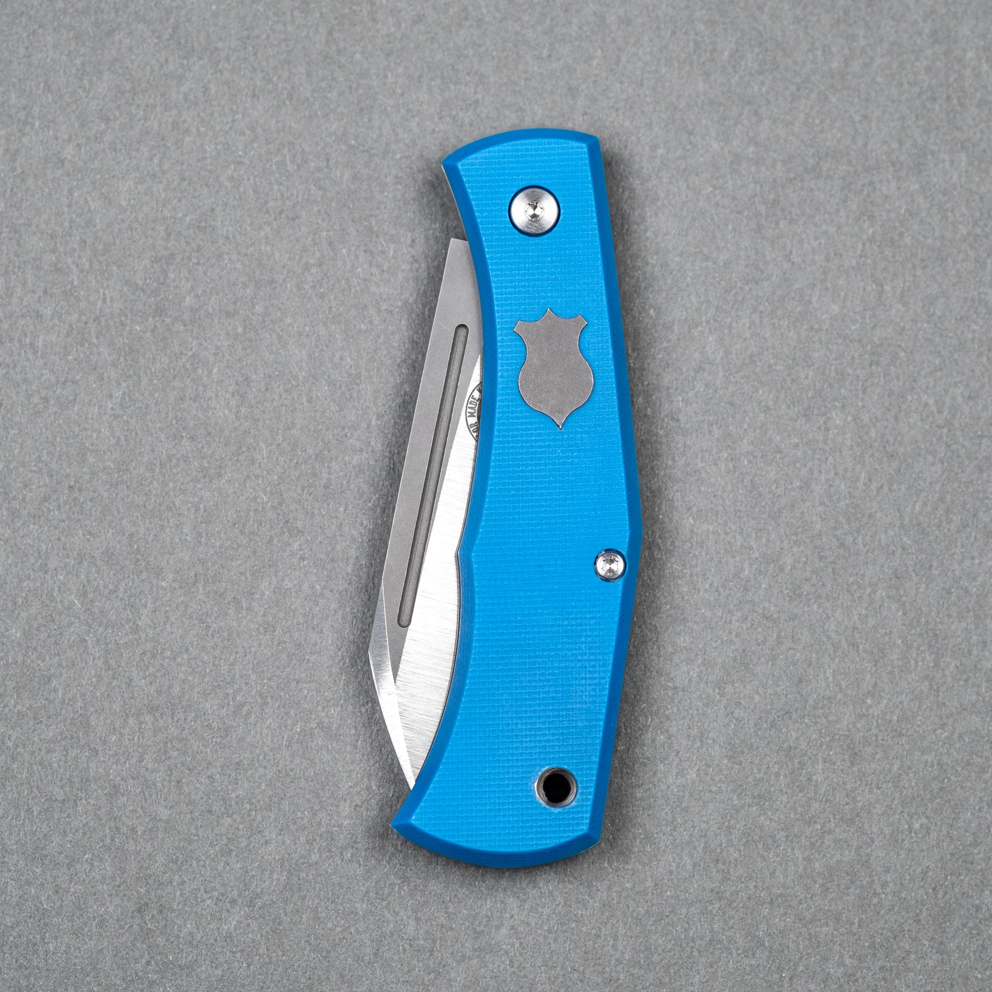 Taylor Made Cochise Slipjoint - Textured Blue G10 (Custom)