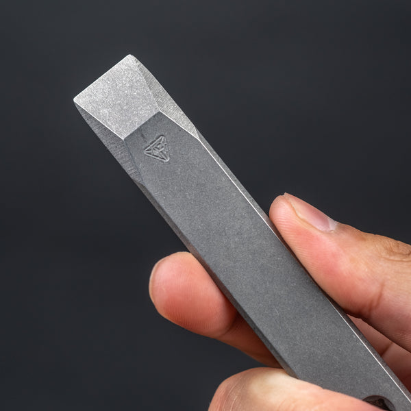 Zach Wood Tools "Slender Bar" Pry - Titanium (Custom)