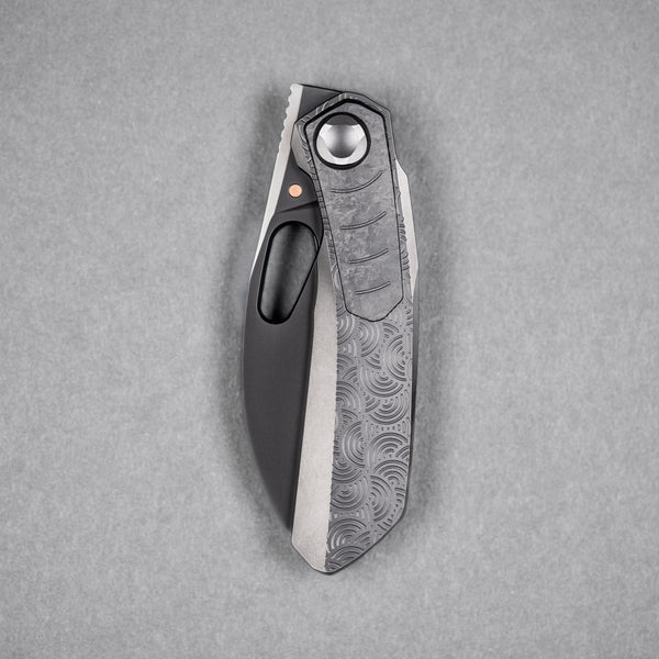 Drop Date (07/22): Poikilo x URBAN VK-Crab - Pearlescent Stonewash DLC M398 & DLC Titanium Chaos Seigaiha™ w/ Crystal Ti DLC Inlay