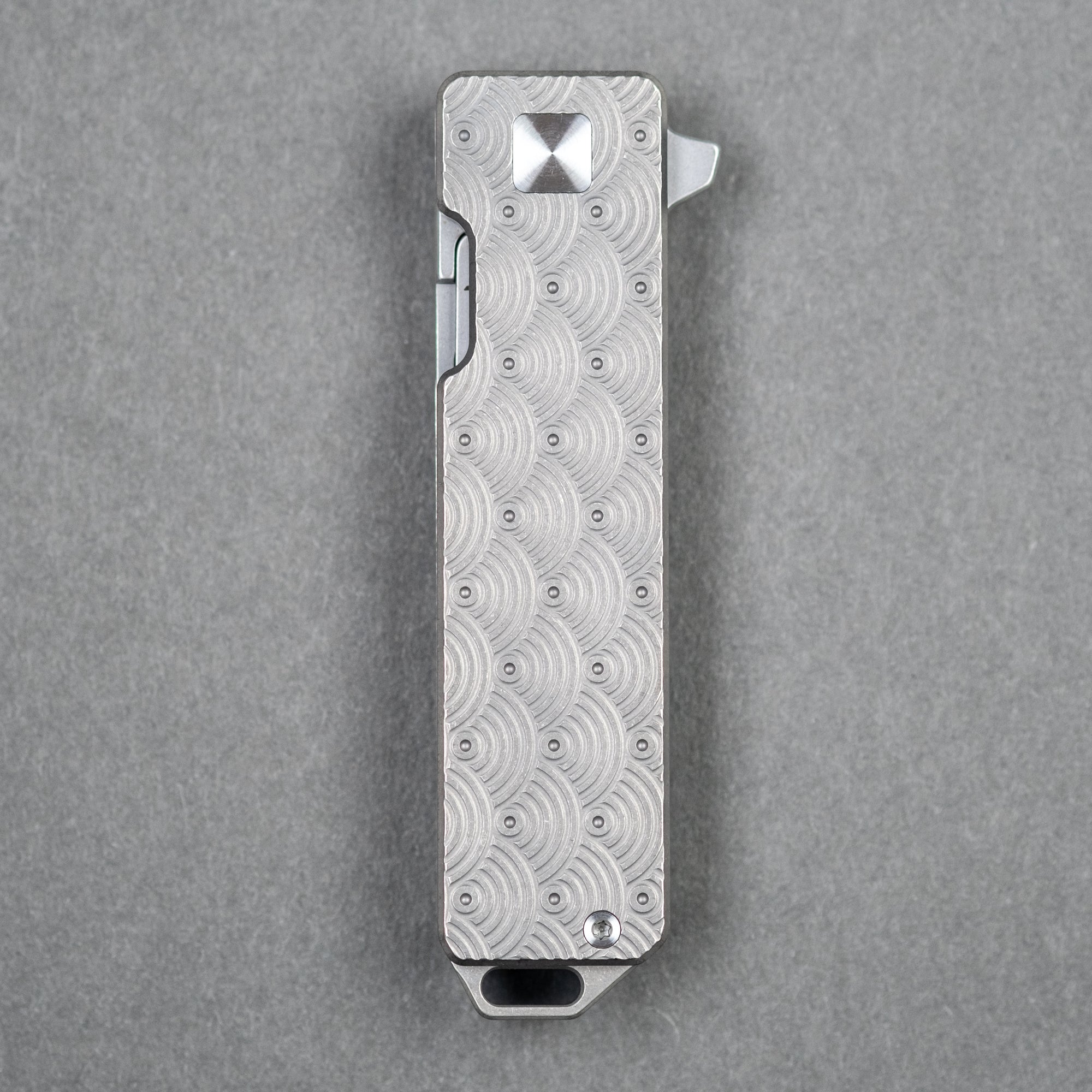 Exceed Designs x Urban EDC TiRant Razor V3 - Seigaiha (Limited)