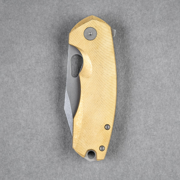 URBAN Becerro - Darkwashed Magnacut & Stonewashed Brass w/ Micro Milling