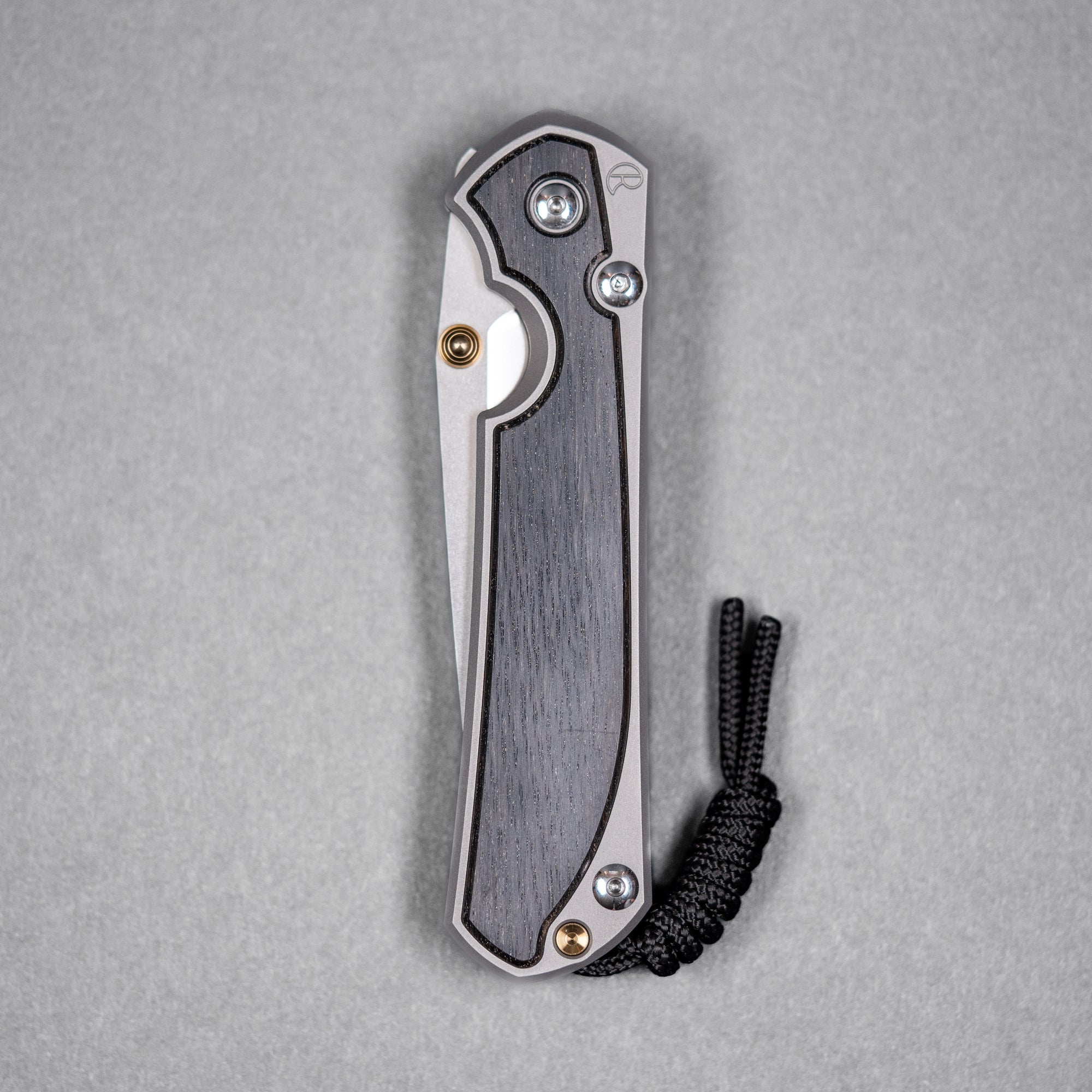 Drop Date (08/12): Chris Reeve Large Sebenza 31 - Tanto Magnacut & Glass Blasted Titanium w/ Bog Oak Inlay