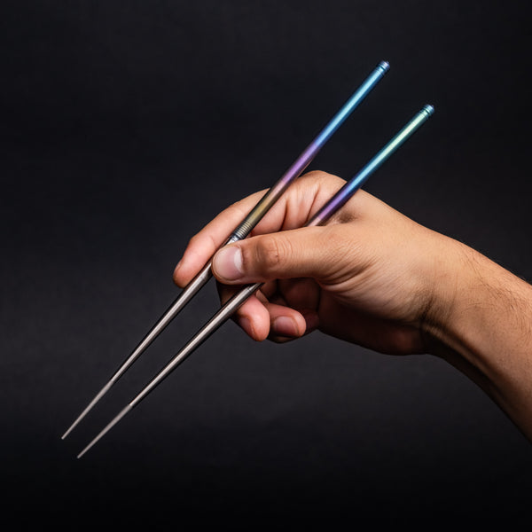 Foltsum 2-Piece Titanium Chopstick Set