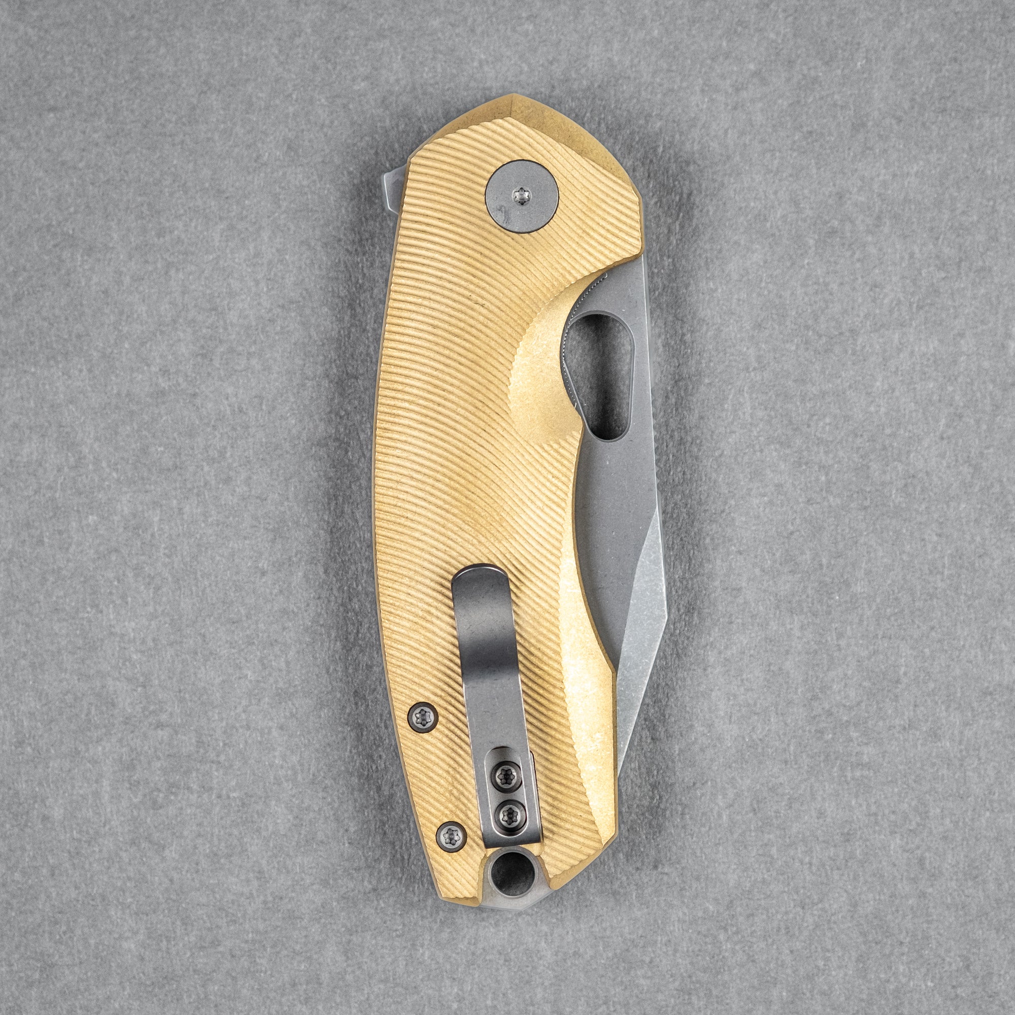 URBAN Becerro - Darkwashed Magnacut & Stonewashed Brass w/ Micro Milling